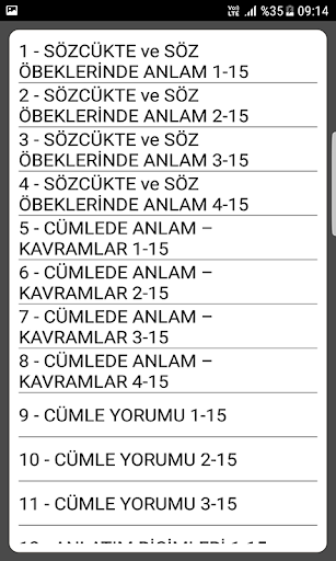 TYT ve AYT Türkçe Soru Bankası ekran görüntüsü