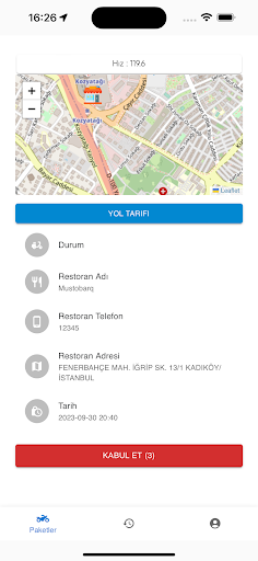 Resto Kurye Takip ekran görüntüsü