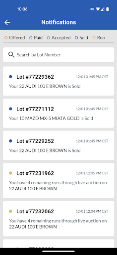 Copart GO ekran görüntüsü