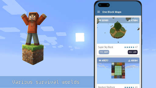 One Block Worlds for MCPE ekran görüntüsü