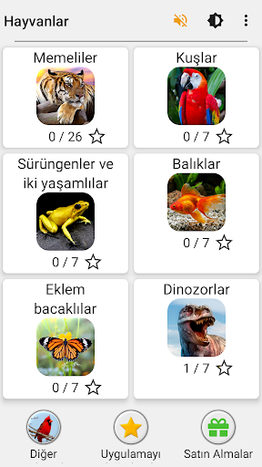 Hayvanlar: Memeliler ve kuşlar ekran görüntüsü