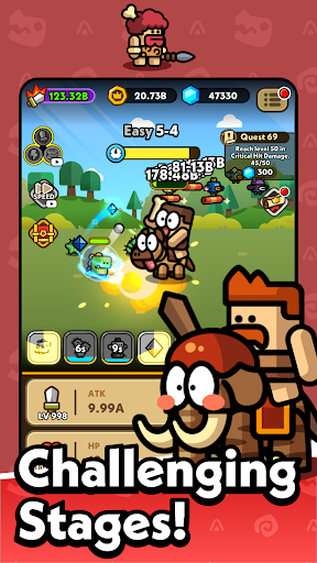 Hero Dino: Idle RPG ekran görüntüsü