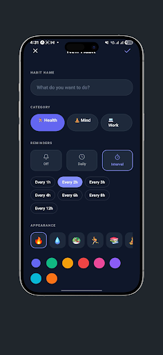 Streakly - Habit Tracker ekran görüntüsü