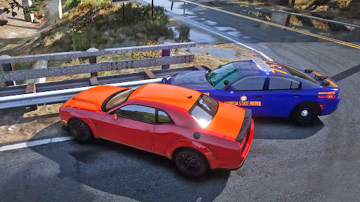 US Police Cop chase car game ekran görüntüsü