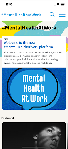 WHO Mental Health At Work ekran görüntüsü