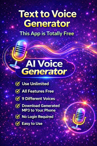 Text to Voice Generator (TTS) ekran görüntüsü