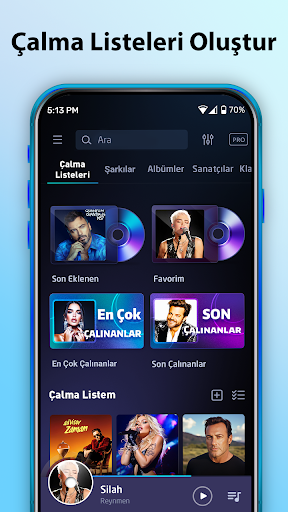 mp3 dinleme - müzik çalma ekran görüntüsü