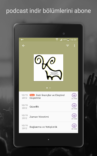 Podcast Radyo Müzik - Castbox ekran görüntüsü