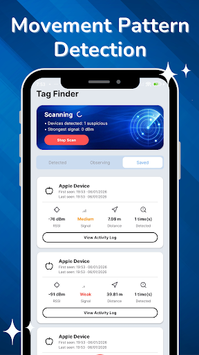 Tracker Detect Find Hidden Tag ekran görüntüsü