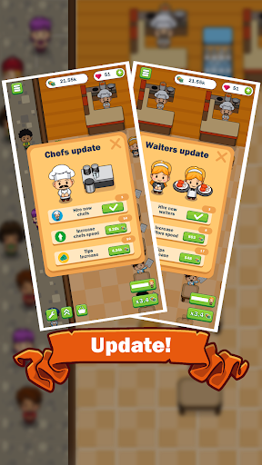idle cafeteria - cafe tycoon ekran görüntüsü