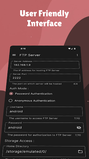WiFi FTP Server: File Transfer ekran görüntüsü