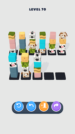 Stack Sort : Color Cube Puzzle ekran görüntüsü
