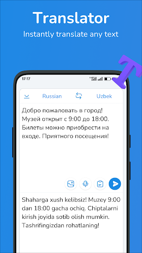 Russian-Uzbek Translator ekran görüntüsü