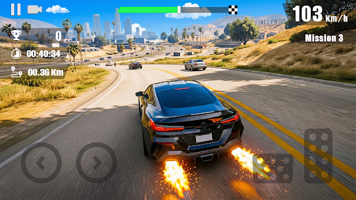 Real Traffic Car Simulator 3D ekran görüntüsü