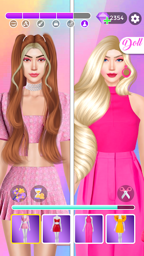 Fashion Dress up Makeup Games ekran görüntüsü