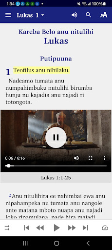 Kaili Ledo Taa Dialect Bible ekran görüntüsü