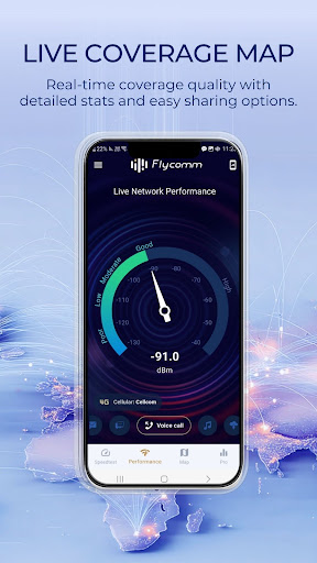 Internet Speed Test by Flycomm ekran görüntüsü