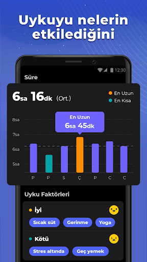 Uyku Takibi - Uyku Kayıt ekran görüntüsü