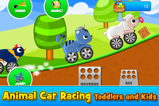 Animal Cars Kids Racing Game ekran görüntüsü