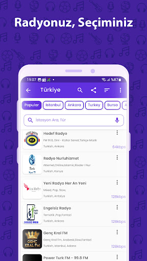 Radyo FM ekran görüntüsü