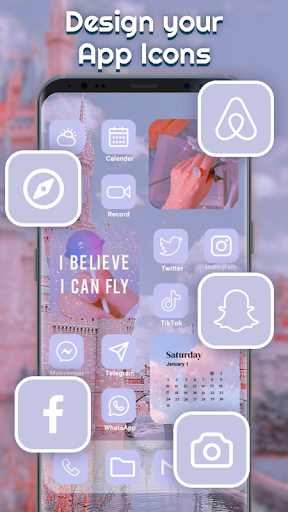 Themeful Icon Change Wallpaper ekran görüntüsü
