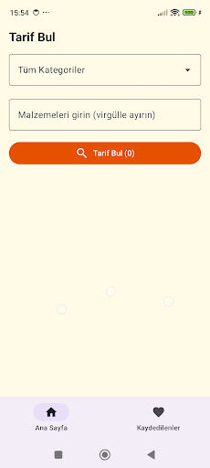 Yemek AI - Tarif Bulucu ekran görüntüsü