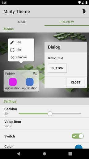 Minty Theme for Lynx Launcher ekran görüntüsü