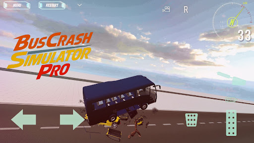 Bus Crash Simulator Pro ekran görüntüsü