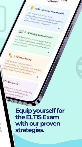 ELTIS Practice Test ekran görüntüsü