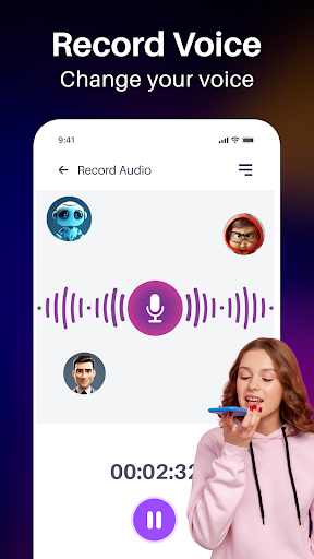 Voice Changer App - Voizy ekran görüntüsü