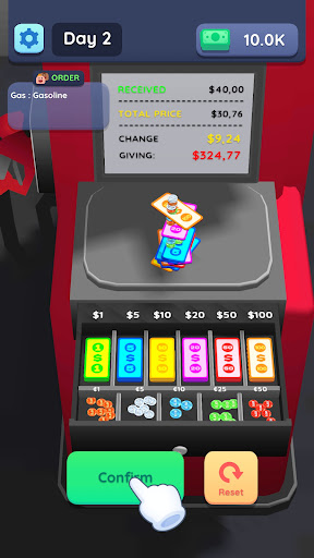 Gas Station Cashier ekran görüntüsü