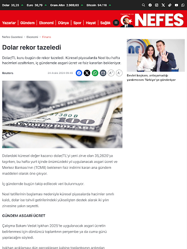 Nefes Gazetesi ekran görüntüsü