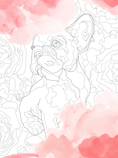 Watercolor Animals Coloring ekran görüntüsü