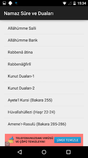 Namaz Sure ve Duaları ekran görüntüsü