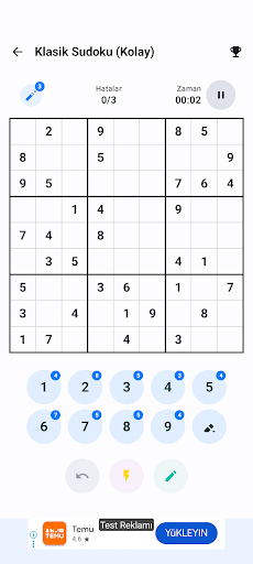 Sudoku: Günlük Klasik Bulmaca ekran görüntüsü