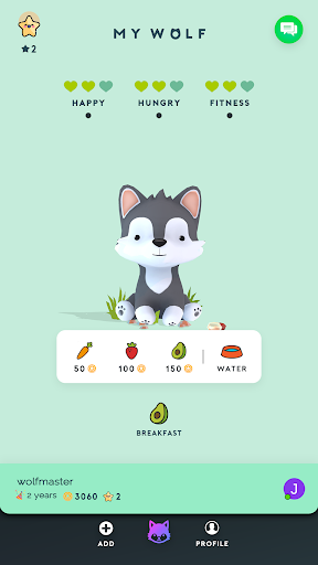 My Wolf - Own a pet wolf ekran görüntüsü