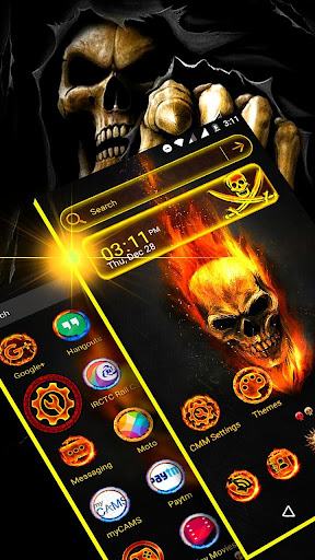 Skull Launcher Theme ekran görüntüsü