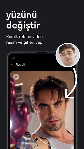 Reface: Yüz Değiştirme AI Foto ekran görüntüsü