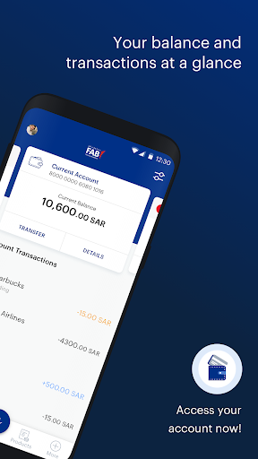FAB Mobile Banking (KSA) ekran görüntüsü