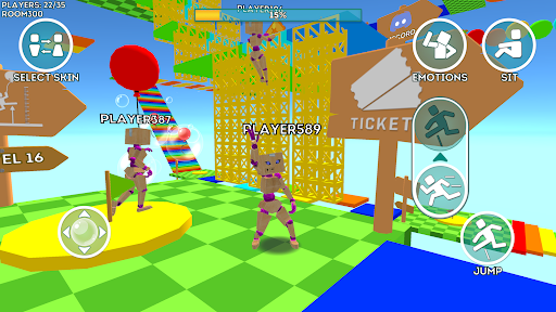 Obby Online Parkour World ekran görüntüsü
