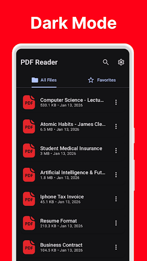 PDF Reader App - PDF Viewer ekran görüntüsü