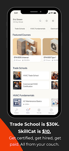 SkillCat: HVAC School, EPA 608 ekran görüntüsü