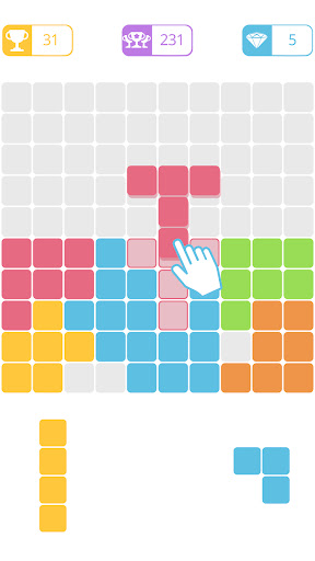 10x10 : fill the grid ! ekran görüntüsü
