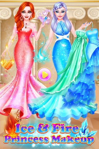 Ice VS Fire Princess Makeup ekran görüntüsü