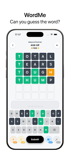 WordMe: Günlük Kelime Oyunu ekran görüntüsü