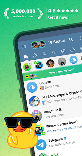 iMe: Telegram için Messenger ekran görüntüsü
