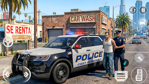 Police officer car simulator ekran görüntüsü