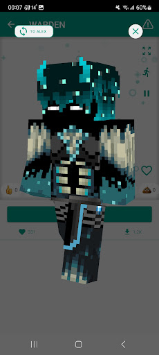HD Skins for Minecraft 128x128 ekran görüntüsü
