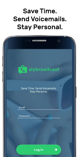 Slybroadcast ekran görüntüsü