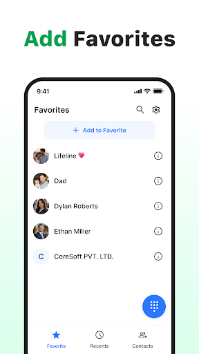Contacts: Phone Calls & Home ekran görüntüsü